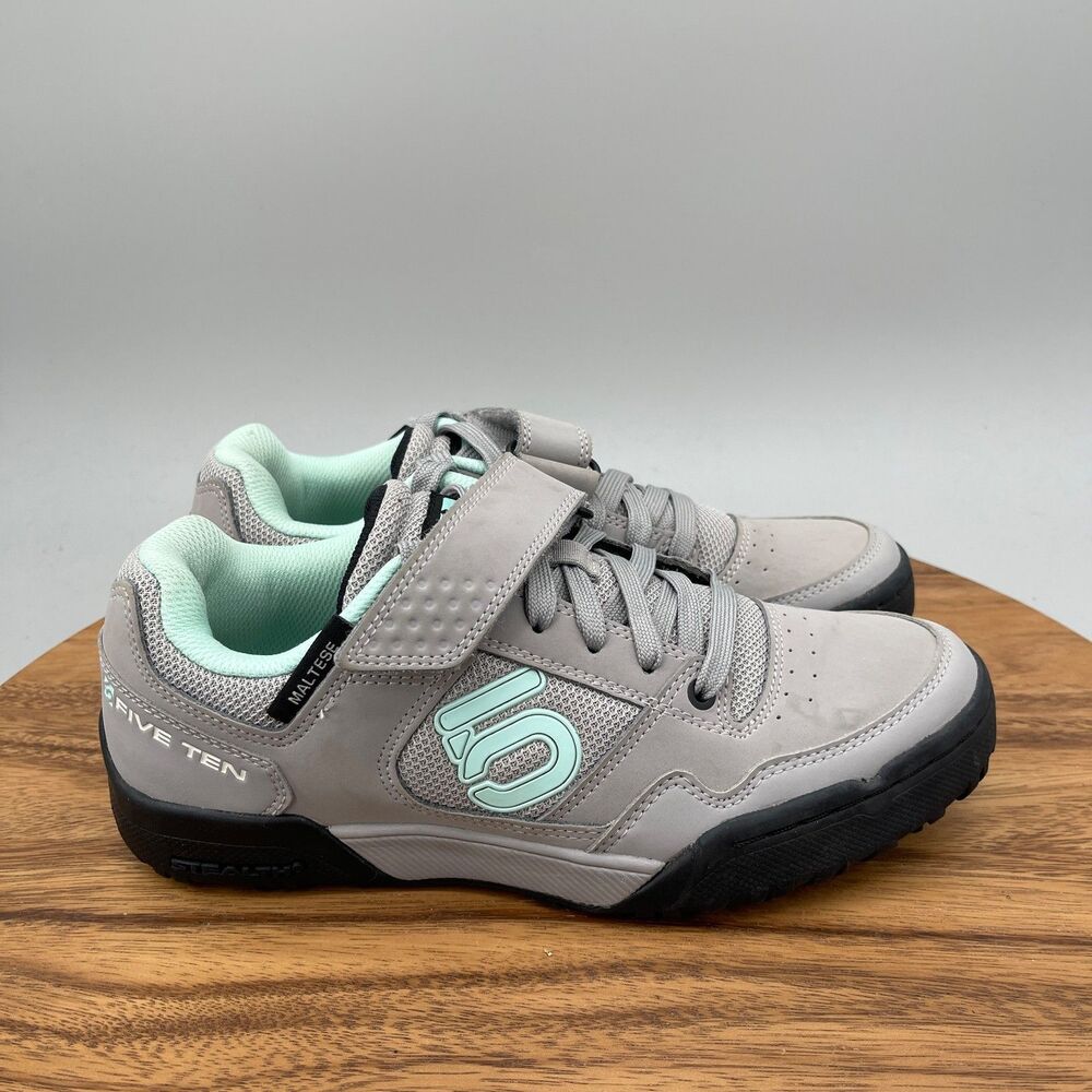 Five Ten Maltese Falcon Granite Cycling Shoes Womens Size 8.5 Gray Mountain Bike